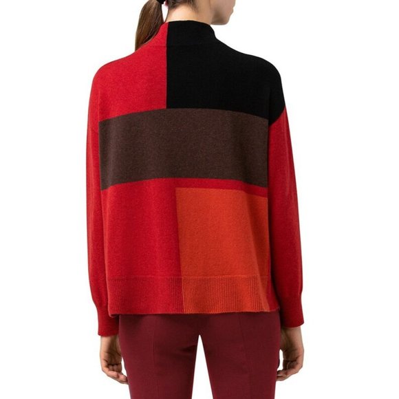 AKRIS Colorblock Cashmere Sweater - Picture 2 of 7